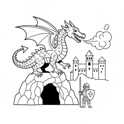 Wawel Dragon Coloring Book