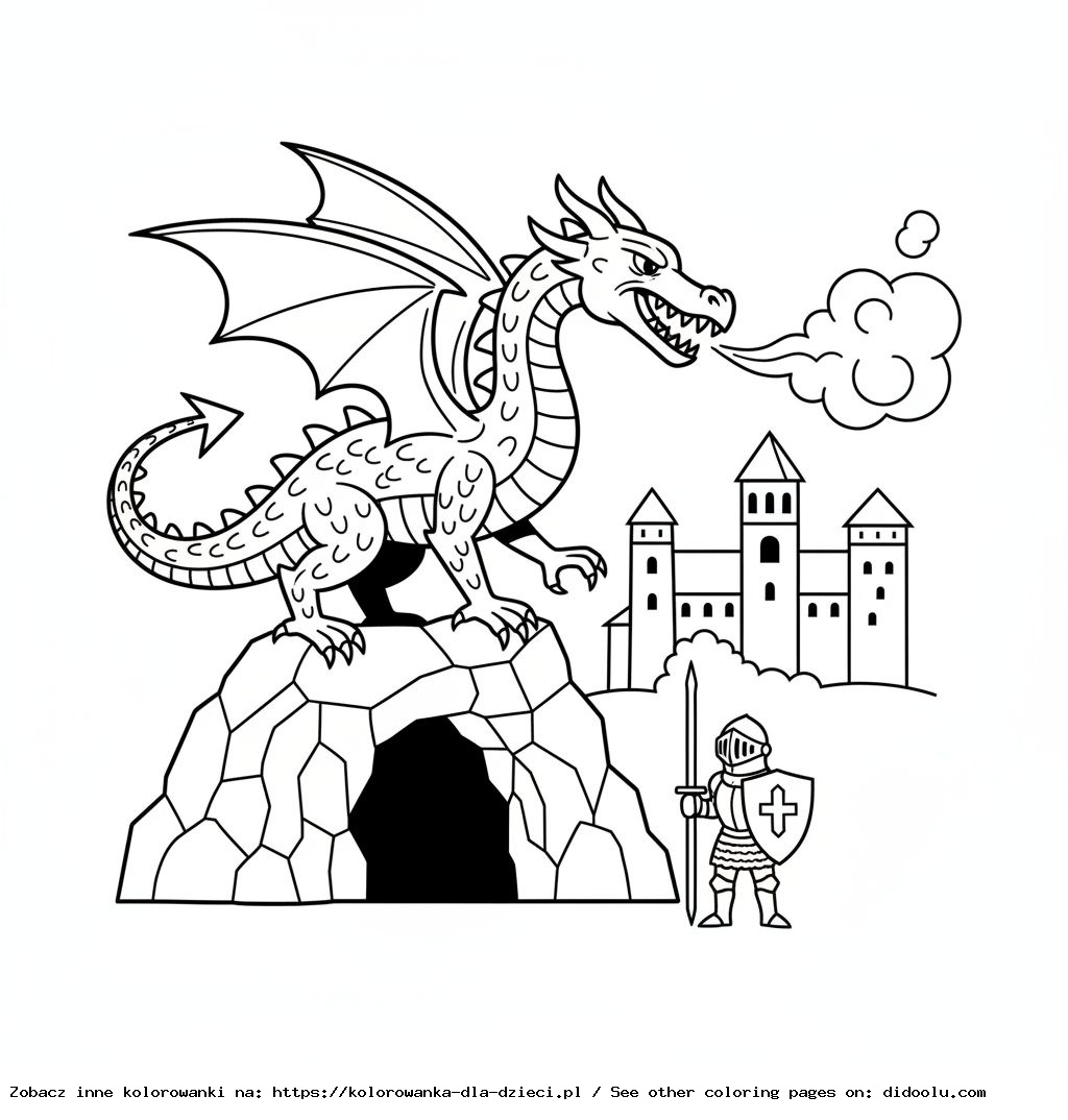 Wawel Dragon Coloring Book