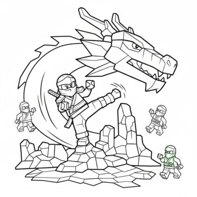 Ninjago LEGO Coloring Sheets to Print