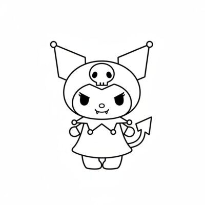 Kuromi Coloring Book to Print