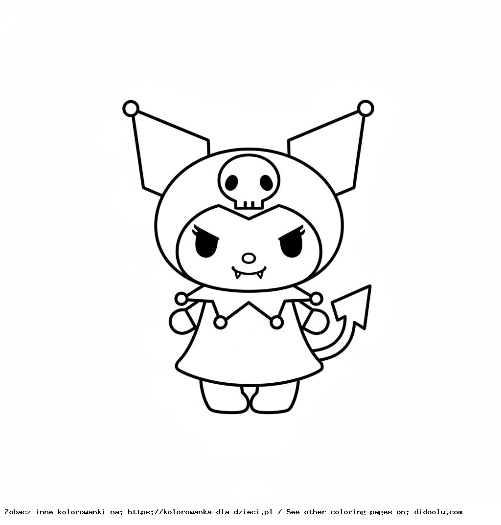 Kuromi Coloring Book to Print