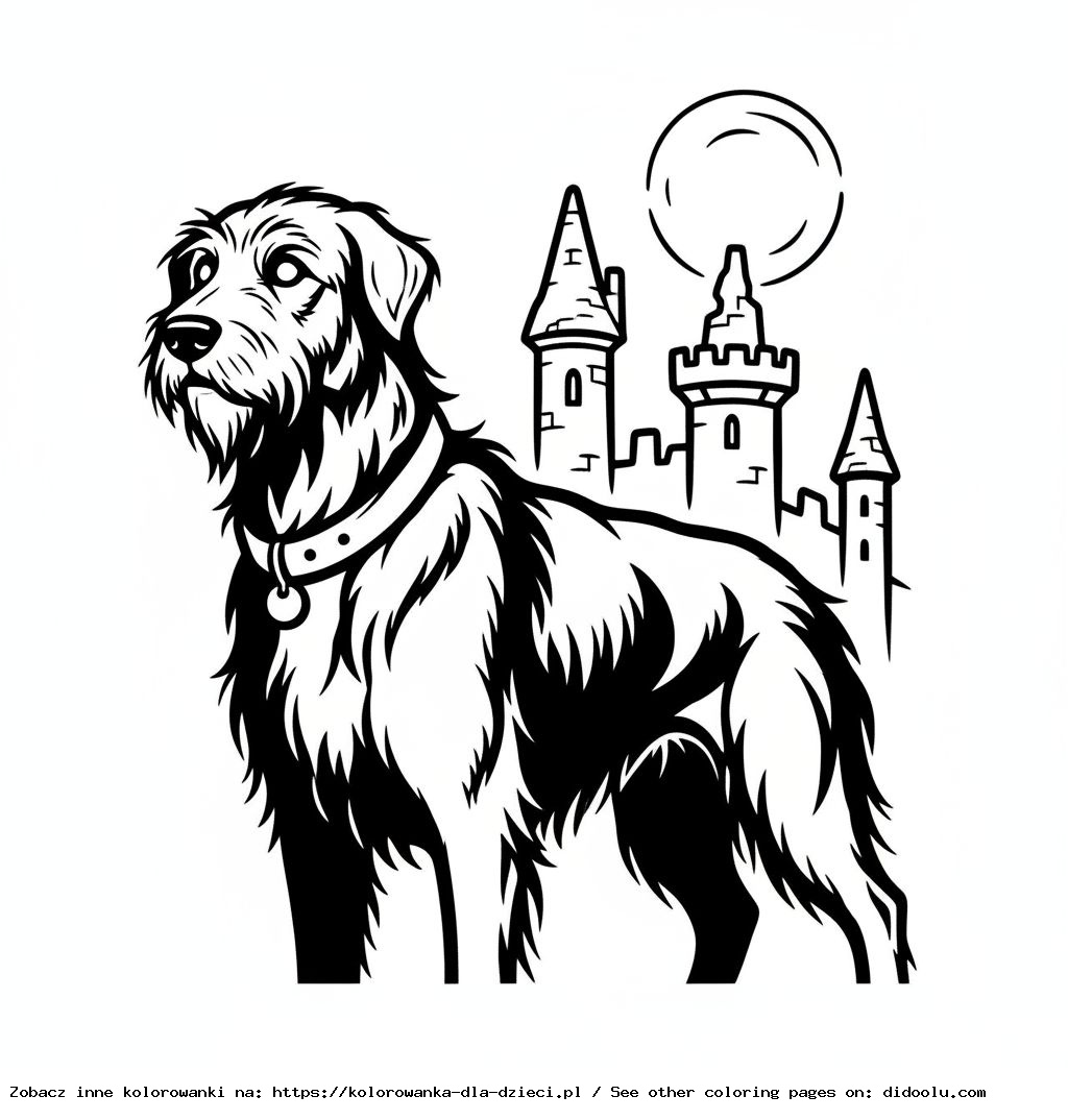Coloring Book: Sirius Black as a Dog