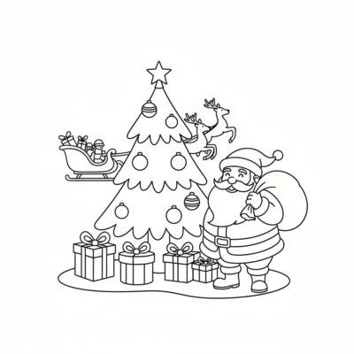 Holiday Christmas Coloring Fun for Kids