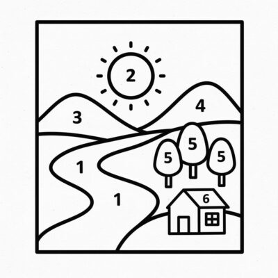 Printable Color by Numbers