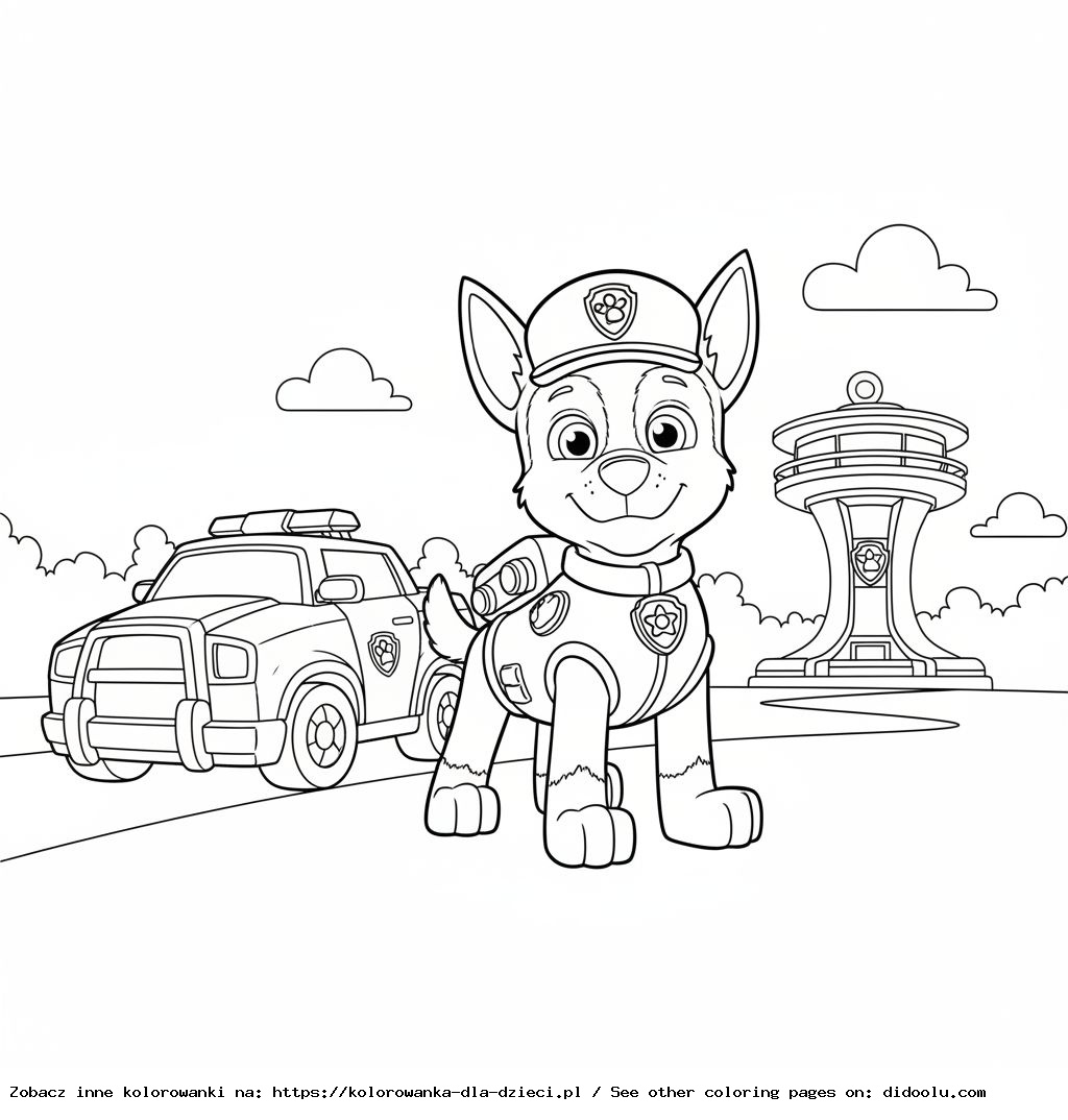Chase Coloring Pages