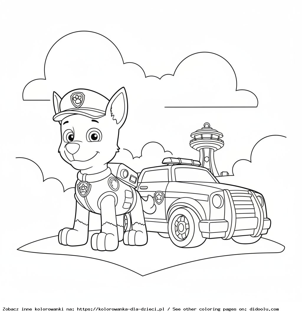 Puppy Chase Coloring Fun