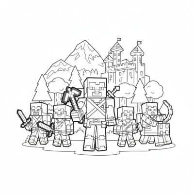 Warrior Coloring Book