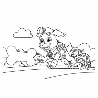 Chase Coloring Page