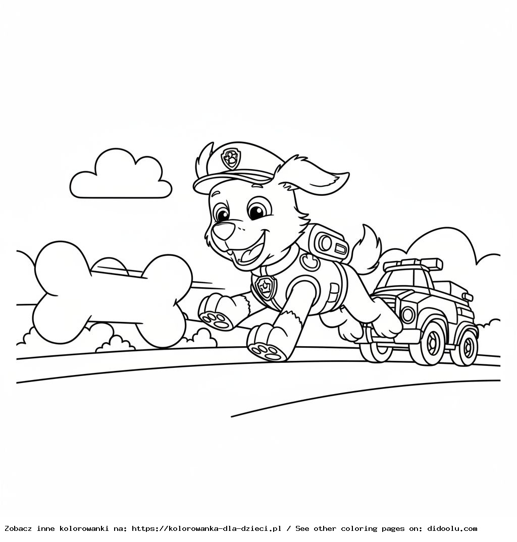 Chase Coloring Page