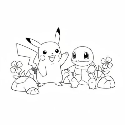 Coloring Book: Coloring Pages for Kids – Pokémon