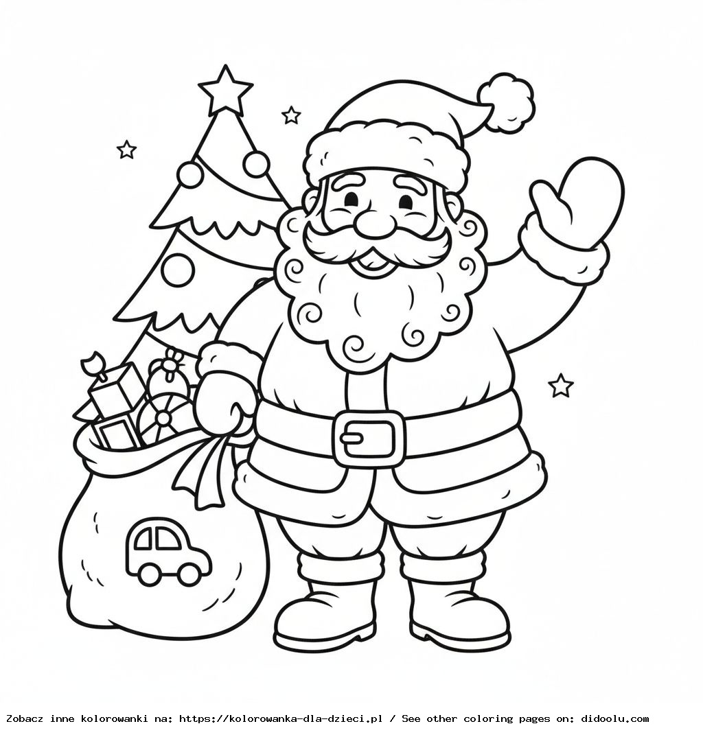 Color Book: Santa Coloring Book