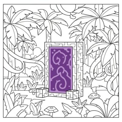 Minecraft – Portal to the Nether in the Jungle