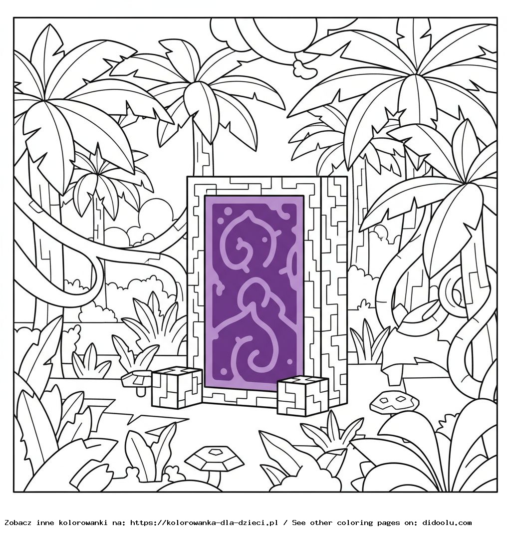 Minecraft – Portal to the Nether in the Jungle