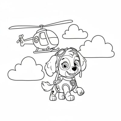 Skye Coloring Page to Print