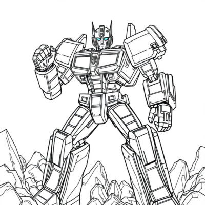 Transformers Coloring Book