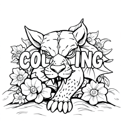 Difficult Coloring Book