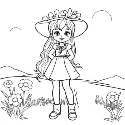 Coloring Book: Dress-Up and Coloring for Kids