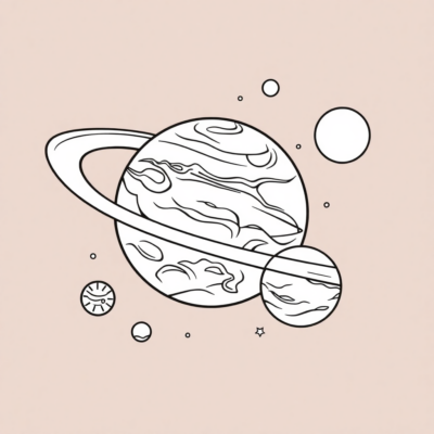 Solar System Coloring Book
