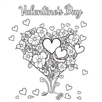 Valentine’s Day Coloring Book
