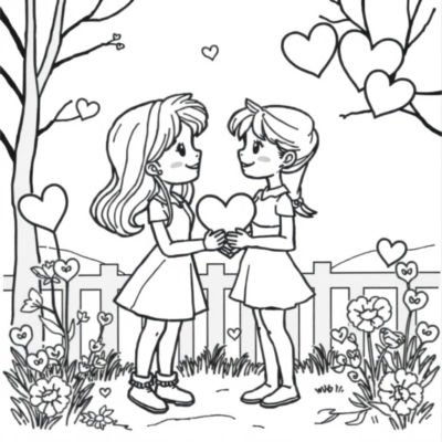 Valentine Coloring Book: Valentine Coloring Pages for Kids