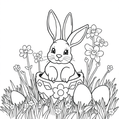 Easter Coloring Page to Print