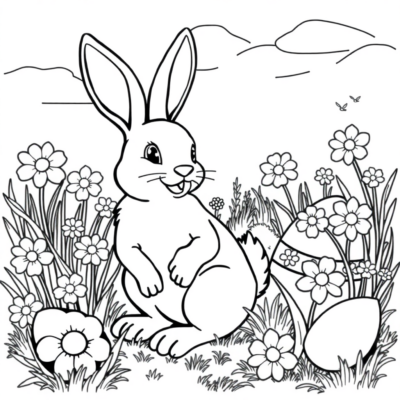 Springtime Easter Coloring Fun for Kids