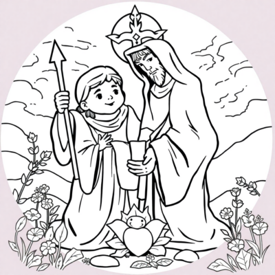 Coloring Book: Lent Coloring Pages for Kids
