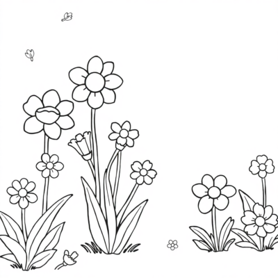 Spring Printables Coloring Pages