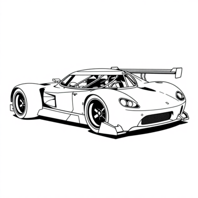 Speedway Racers Coloring Fun