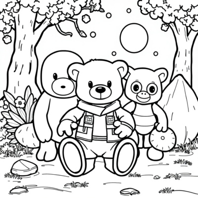 Coloring Book: Toys for Kids Coloring Pages