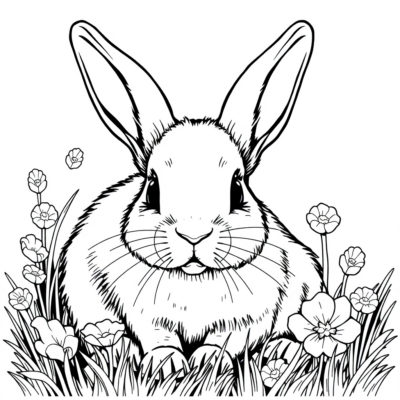 Bunny Friends Coloring Fun