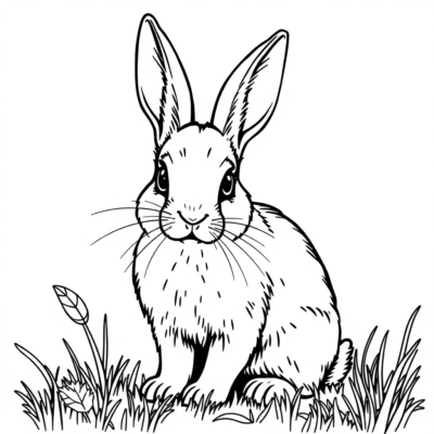 Bunnies Coloring Book