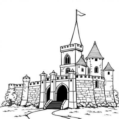 Castles Coloring Book