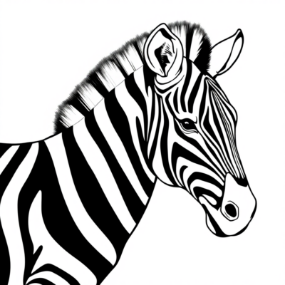 Zebra Coloring Book