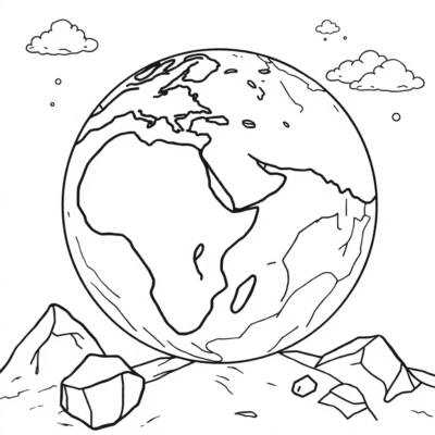 Earth Coloring Book