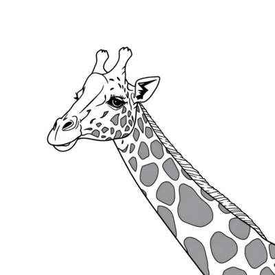 Giraffe Coloring Book