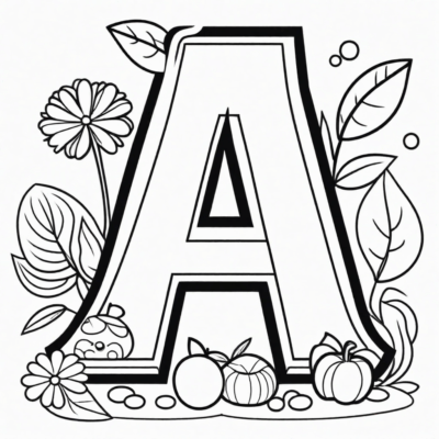 Alphabet Coloring Book