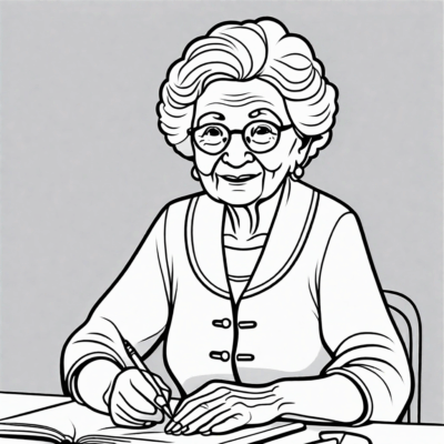 Grandma Coloring Book