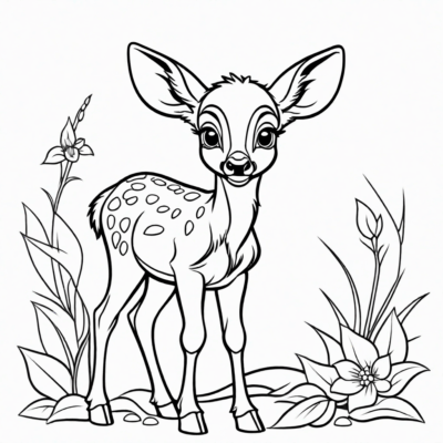 Bambi Coloring Book