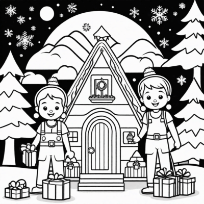 Winter Safety Fun Coloring Book