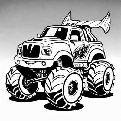 Blaze and the Monster Machines Coloring Pages