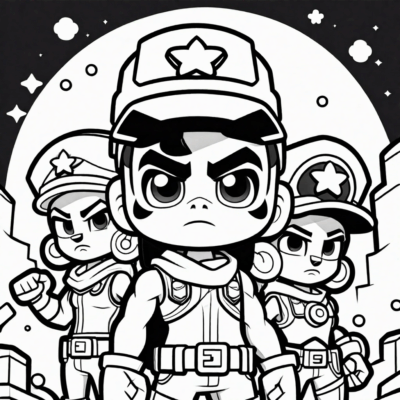 Brawl Stars Coloring Pages to Print