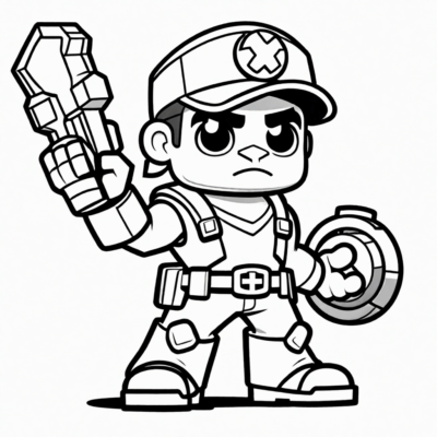 Brawl Stars Printable Coloring Sheets for Kids