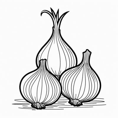 Onion Coloring Book