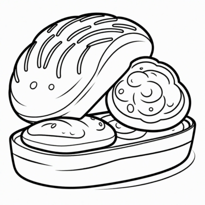 Bread Coloring Book