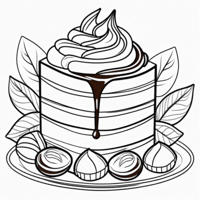 Chocolate Coloring Book