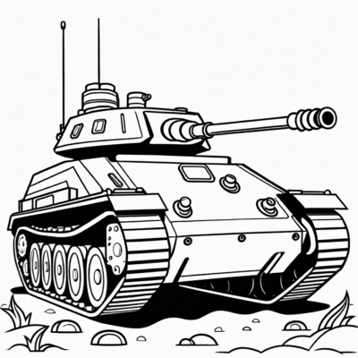 Tank Coloring Pages for Printing