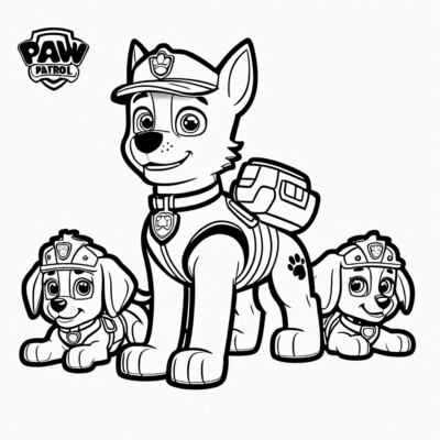 free printable Paw Patrol coloring pages