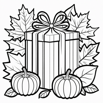 autumn treasures coloring pages