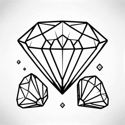 Diamonds Coloring Book